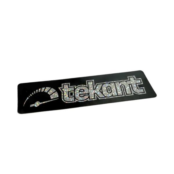Tekant.fi 2.0 tarra, musta/glitter 12,9cm x 3,6cm - Kuva 2