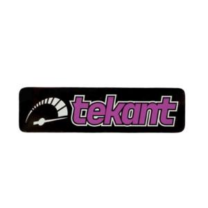 Tekant.fi 2.0 tarra, musta/violetti 10cm x 3cm