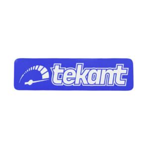 Tekant.fi 2.0 tarra, Sininen/valkoinen 10cm x 3cm
