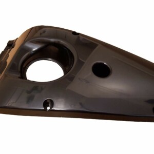 Ducktail, musta, Yamaha Aerox <-12