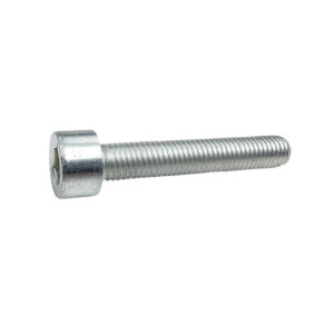 Kuusiokolopultti M7 x 40mm, hopea