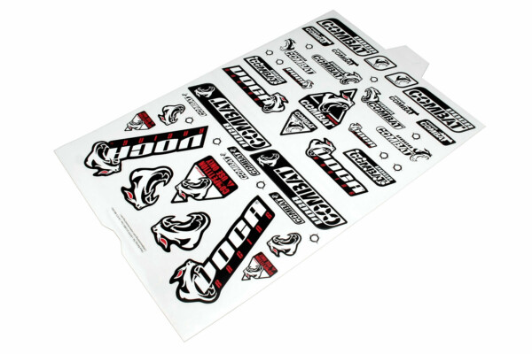 Voca Racing tarrasarja 58cm x 38cm, musta/valko/puna
