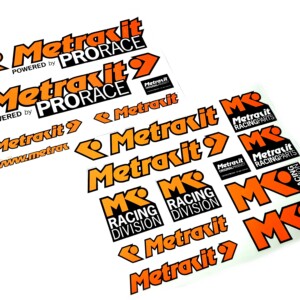 Metrakit Pro Race tarrasarja 2x 44x34cm, oranssi
