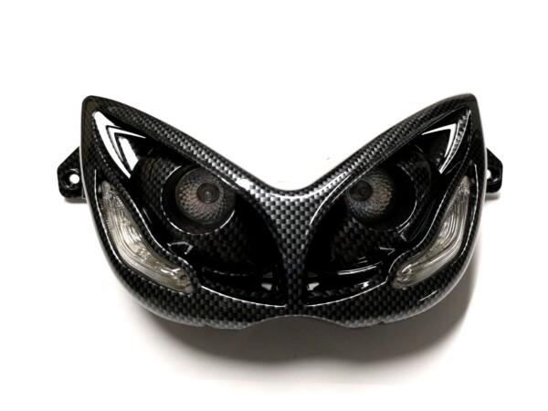 Halogen etuvalo+parkkivalot carbon, Yamaha Aerox <-12
