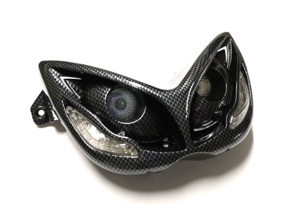 Halogen etuvalo+parkkivalot carbon, Yamaha Aerox <-12 - Kuva 2
