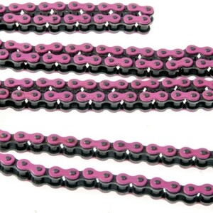 KMC 420 vahvistetut ketjut, pinkki, 140 lenkkiä