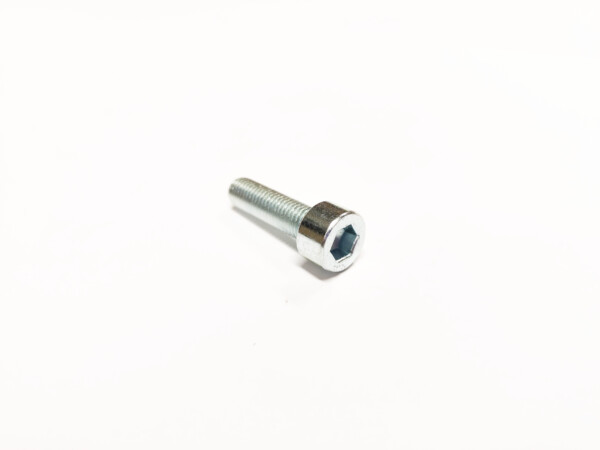 Kuusiokolopultti M7 x 25mm, hopea