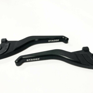 Stage6 CNC jarrukahvat, musta, Yamaha Aerox <-12