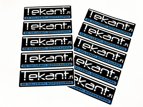 Tekant.fi 1.0 tarra, musta/valko/sininen 10cm x 3cm - Kuva 2