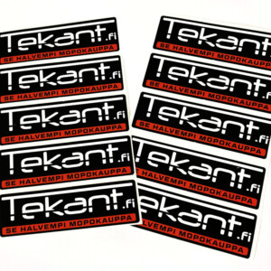 Tekant.fi 1.0 tarrasarja 10kpl, punainen 10cm x 3cm