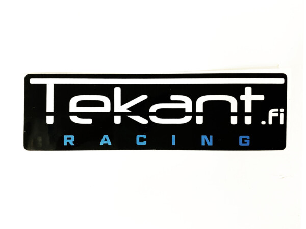 Tekant.fi 1.0 Racing tarrasarja 10kpl, musta/valko/sininen 10cm x 3cm - Kuva 2