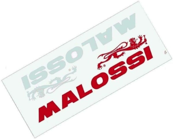 Malossi tarrat punainen ja valkoinen, 22x5cm - Kuva 2