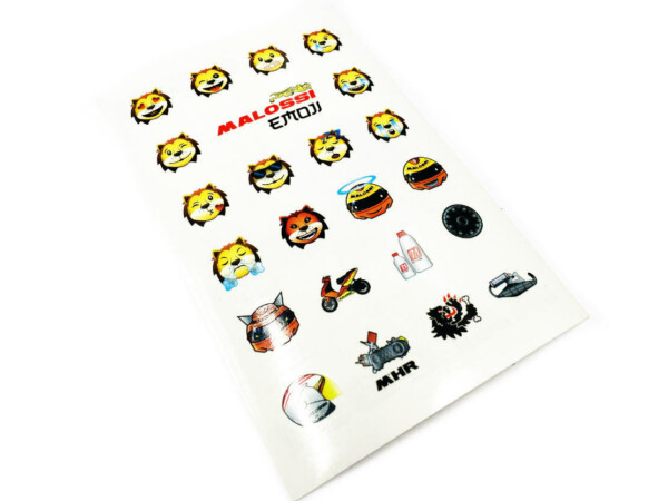 Malossi tarra-arkki emoji 11x16,6cm