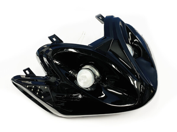 Halogen etuvalo, musta, Yamaha Jog 02-15 - Kuva 2