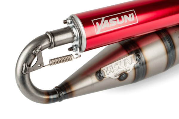Yasuni Carrera C16 tehopakoputki punainen, Yamaha Aerox/Jog/Neo´s 2T - Kuva 2