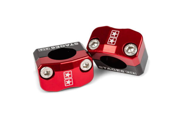 Stage6 fatbar raiserit 28.6mm, punainen/musta - Kuva 2