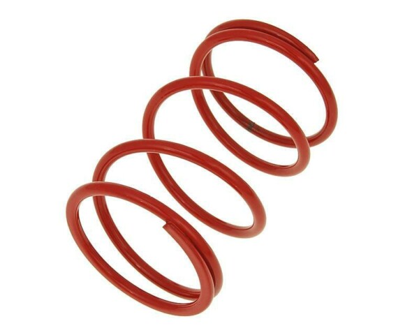 Malossi MHR punainen +35% Ø57,80x90mm vastapainejousi, Aprilia/Peugeot/Kymco/GY6 skootterit