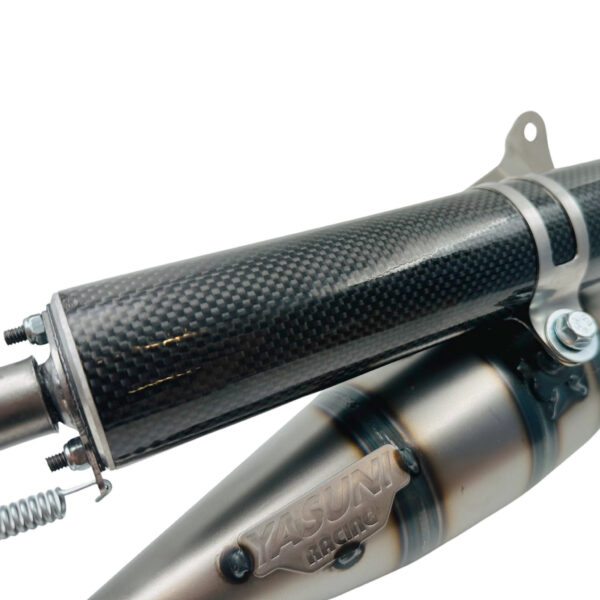 Yasuni Carrera C16 tehopakoputki carbon, Aprilia/Piaggio/Gilera skootterit - Kuva 2