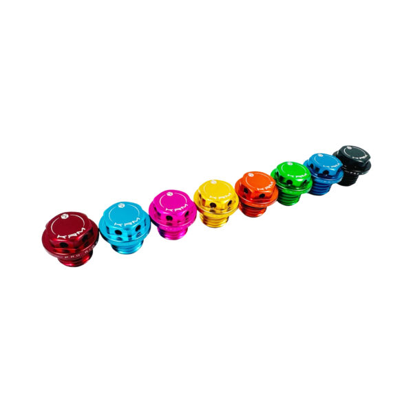 KRM öljyntäyttökorkki M16x2.0mm vihreä, Minarelli AM6 - Kuva 2