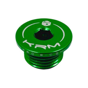 KRM öljyntäyttökorkki M16x1.5mm vihreä, Derbi Senda 06->