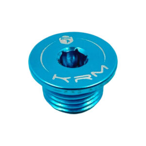 KRM öljyntäyttökorkki M16x1.5mm vaaleansininen, Derbi Senda 06->