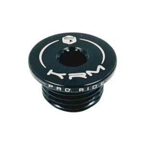 KRM öljyntäyttökorkki M16x1.5mm musta, Derbi Senda 06->