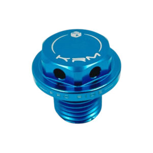KRM perävälitysten korkki M14x1.50mm sininen, Yamaha skootterit
