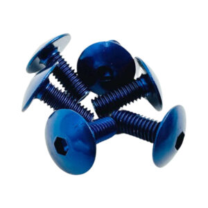 Kateruuvisarja 6kpl M6x15mm, sininen