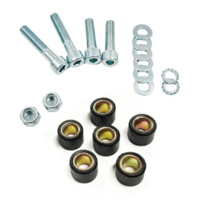 Giannelli V2/Reverse tehopakoputken ruuvisarja/rullasarja, Aprilia/Piaggio/Gilera skootterit