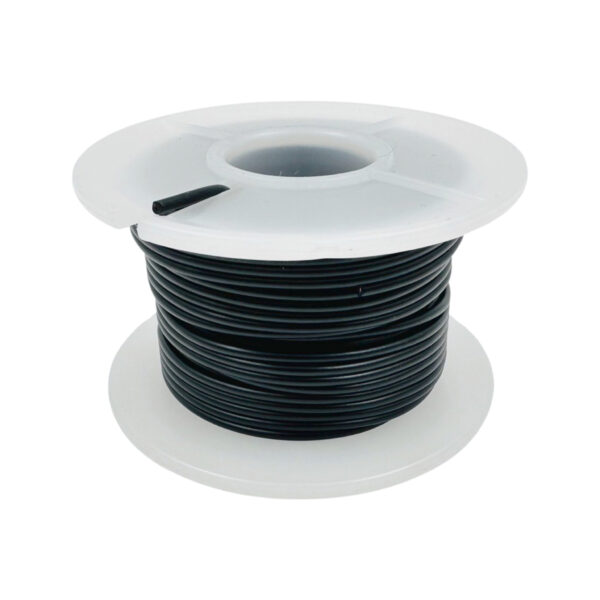 Sähköjohto 0,75mm² 25m, musta (rulla)