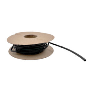 Kutistesukka 3.2mm -> 1.6mm, musta (metritavara)