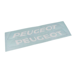 Peugeot siirtokalvotarra 31x13cm 2kpl, valkoinen