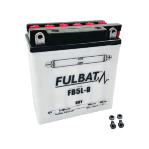 Fulbat akku FB5L-B 12V 5Ah  120x60x130mm (sisältää happopatruunan)