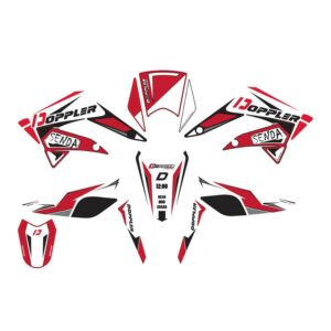 Doppler tarrasarja punainen, Derbi Senda DRD X-Treme 10-17