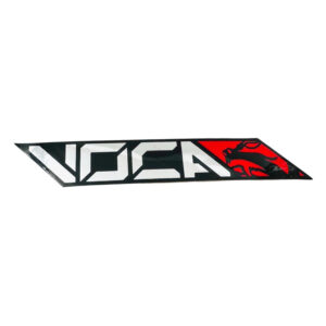 Voca Racing tarra, kromi/punainen
