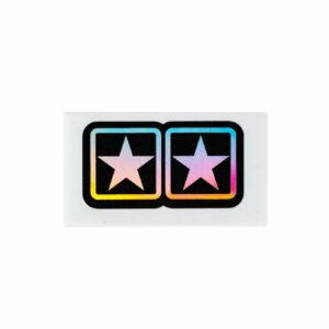 Stage6 Stars tarra 5cm x 2.5cm, hologrammi
