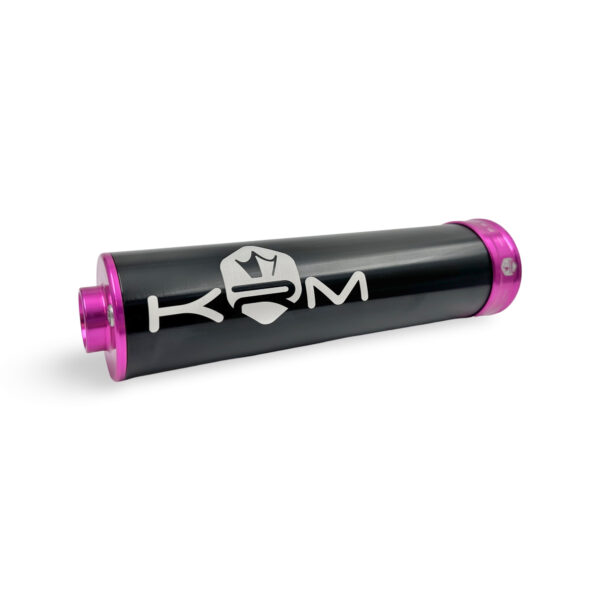 KRM äänenvaimennin 50-70cc, musta/pinkki
