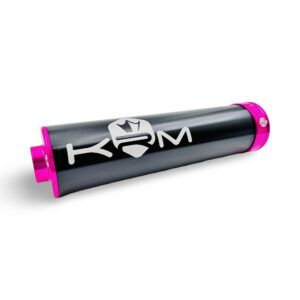 KRM äänenvaimennin 90-110cc, musta/pinkki