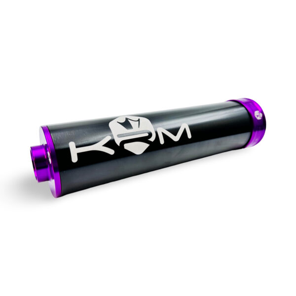 KRM äänenvaimennin 90-110cc, musta/violetti