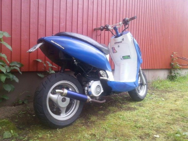 Tnt Tuning skootterin tanko, valkoinen - Kuva 3