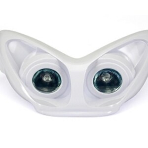 TNT Halogen etuvalo, valkoinen, Yamaha Aerox <-12