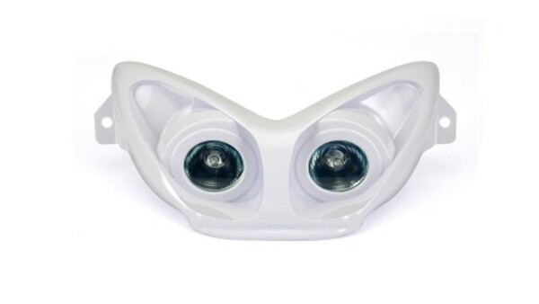 TNT Halogen etuvalo, valkoinen, Yamaha Aerox <-12
