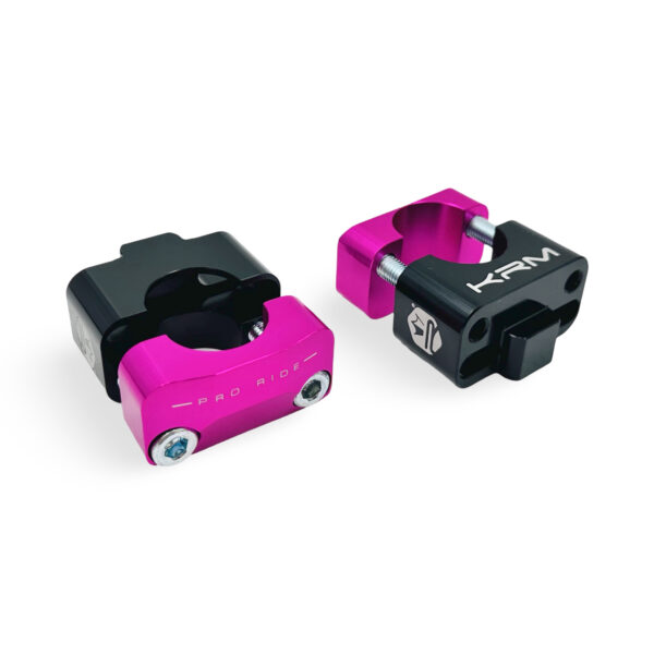KRM fatbar raiserit 28.6mm pinkki - Kuva 2