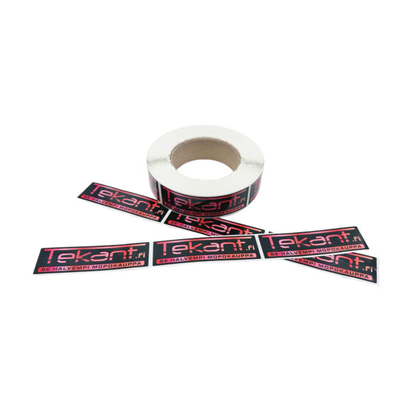 Tekant.fi 1.0 tarra, musta/punainen 10cm x 3cm 2024 - Kuva 3