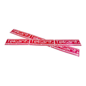 Tekant.fi 1.0 tarra, Candy Red 10cm x 3cm 2024