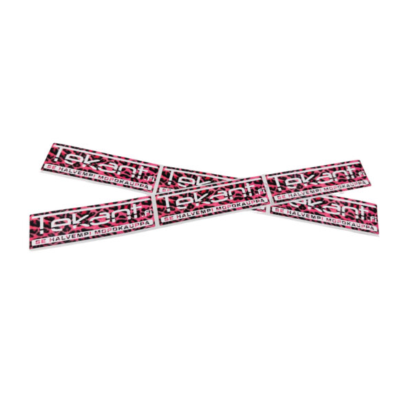 Tekant.fi 1.0 tarra, leopardipinkki 10cm x 3cm 2024