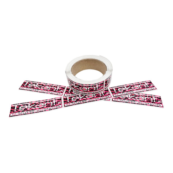 Tekant.fi 1.0 tarra, leopardipinkki 10cm x 3cm 2024 - Kuva 3