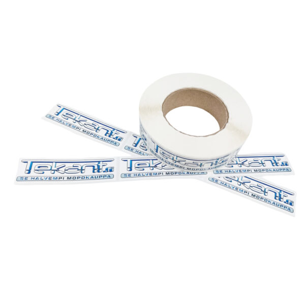 Tekant.fi 1.0 tarra, 3D valko/sininen 10cm x 3cm 2024 - Kuva 3