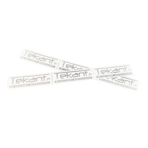 Tekant.fi 1.0 tarra, valko/harmaa 10cm x 3cm 2024