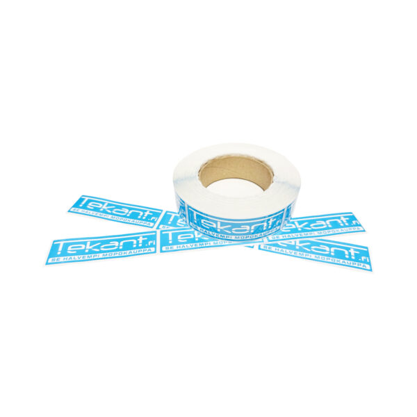 Tekant.fi 1.0 tarra, turkoosi/valko 10cm x 3cm 2024 - Kuva 3
